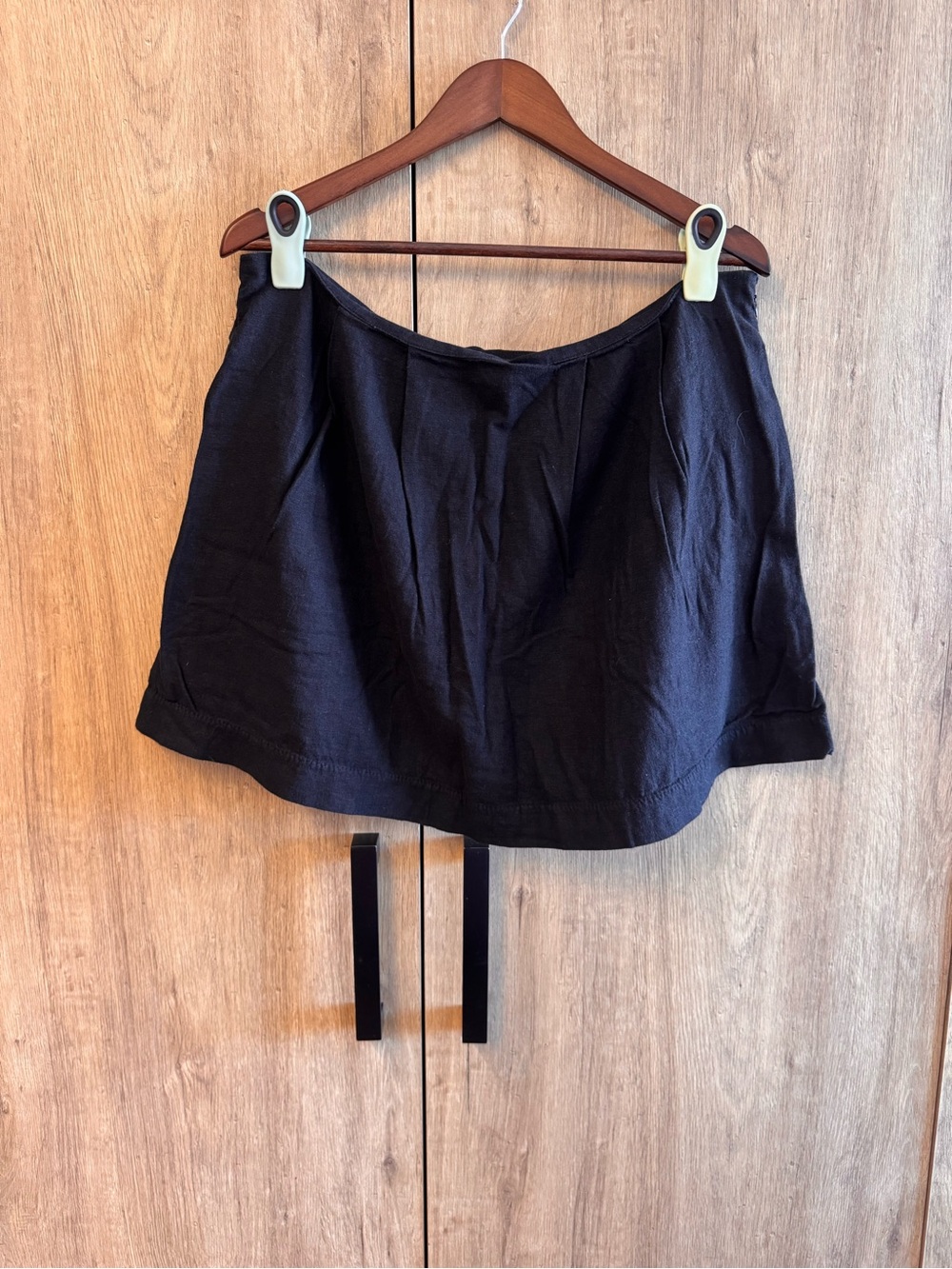 Banana Republic Women’s Linen Blend Short Black Skort NWT Preppy